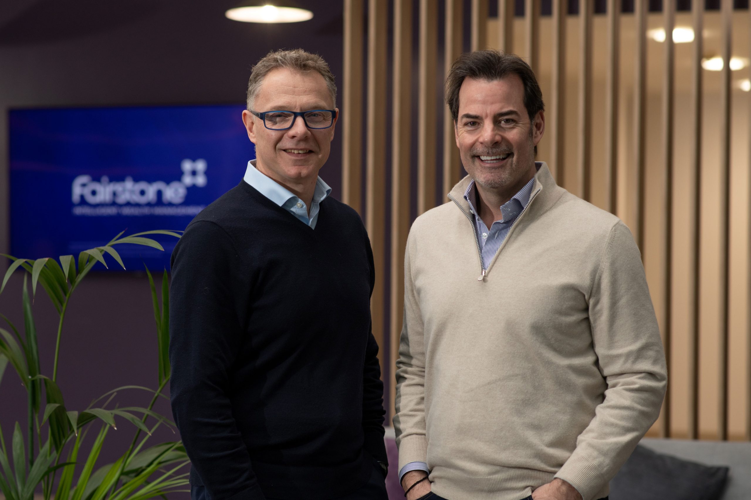 (From Left) Fairstone Chief Development Officer Steve McNicol with Fairstone CEO Steven Cooper